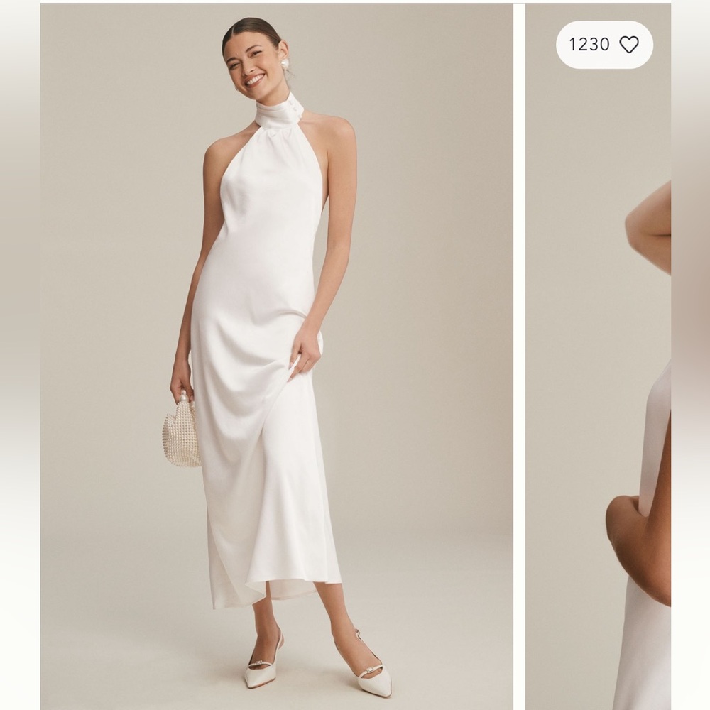 Significant Other Darcy Backless Halter Dress